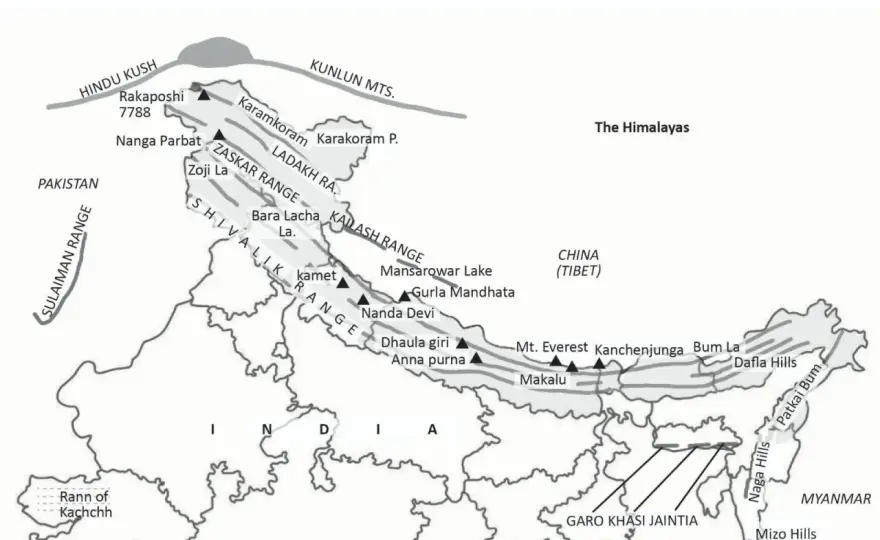 Gdzie leżą Himalaje? Mapa, kraje i najlepsze miejsca
